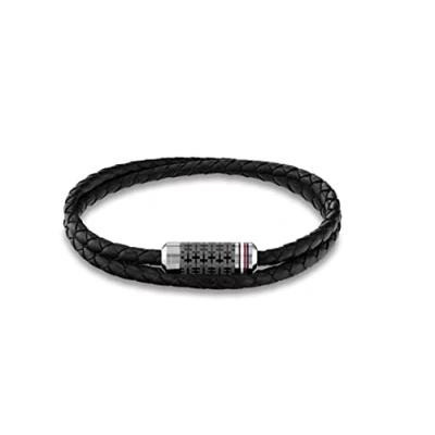 Abbildung von Tommy Hilfiger Armband Schmuck Edelstahl Armschmuck Lederarmband Wickelarmband