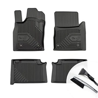 Abbildung von Gummimatten Auto Fußmatten mit Rand Gummi Automatten 4 teilig Set passend für Jeep Grand Cherokee WK2 ab 2010