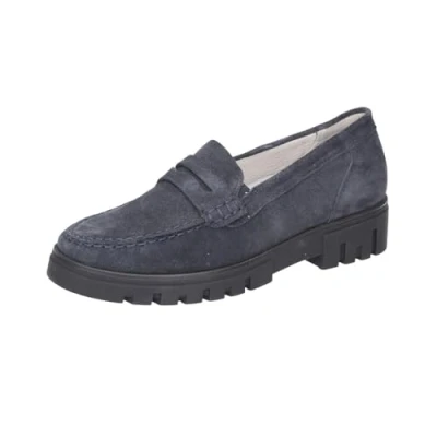 Abbildung von Waldläufer Damen Leder Loafer Serena schwarz 7 Slipper