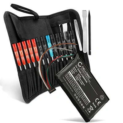 Abbildung von CELLONIC Akku kompatibel mit Garmin Edge 1000 (010 01161 00) / Explore 3.6V 3.7V 1200mAh + Werkzeug Set 23tlg