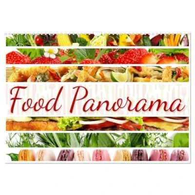 Abbildung von Food Panorama Küchenkalender 2025 (Wandkalender DIN A3 quer), CALVENDO Monatskalender