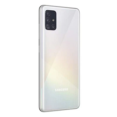 Abbildung von Samsung Galaxy A51 Android Smartphone ohne Vertrag, 4 Kameras, 6,5 Zoll Super AMOLED Display, 128 GB/4 GB RAM, Dual SIM, Handy in weiß