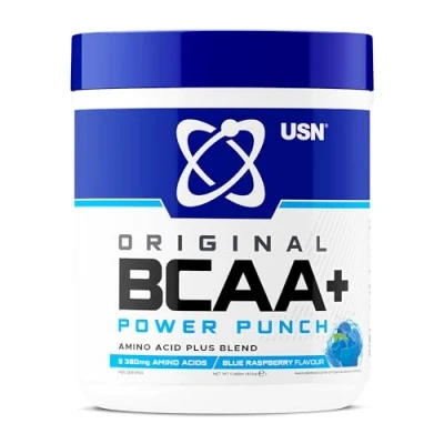 Abbildung von USN BCAA Power Punch (400g) Blue Raspberry