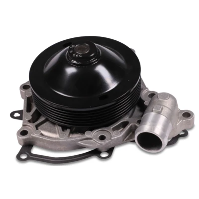 Abbildung von HEPU P599 Wasserpumpe mit Dichtung mechanisch Metall für Keilrippenriementrieb PORSCHE: 911 Coupe, Cabrio, Cayman