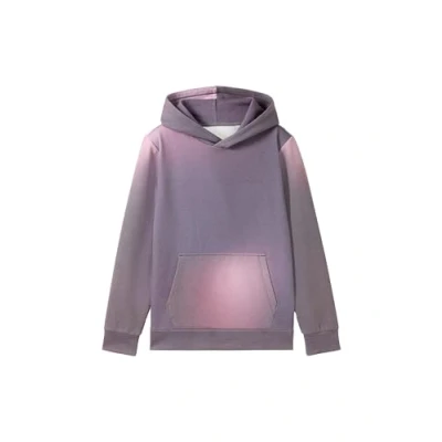 Abbildung von TOM Tailor MIT Farbverlauf Kapuzenpullover für Kinder, Größe: 164, Black purple gradient design