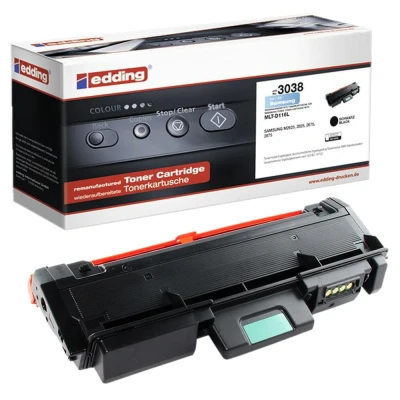 Abbildung von edding Toner EDD 3038 Schwarz Reichweite 3000 Seiten Ersetzt Samsung MLT D116L