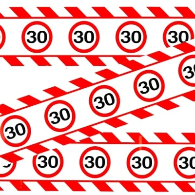 Abbildung von Geburtstagsdeko Absperrband 30 Geburtstag Deko Mann Frau Männer Frauen Tischdeko 30. Tiwoca