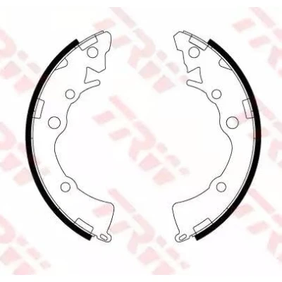 Abbildung von TRW GS8812 Bremsbacken 180 27 KIA: Picanto II