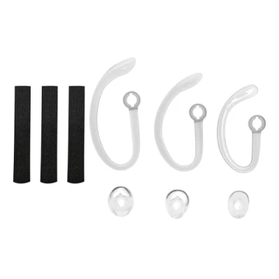 Abbildung von SG Store 3 Sets Ohrstöpsel Ersatzset, Silikon Ohrstöpsel, Ohrbügel, Schaumstoffhülse, kompatibel mit Plantronics CS540 Savi W440 W740 Headsets Zubehör