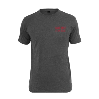 Abbildung von Mister Tee CASH ONLY Tshirt print, Herren, Größe: Large, Charcoal