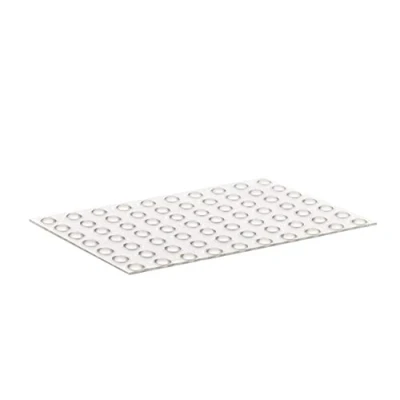 Abbildung von Home Xpert 70 Stück Schutzpuffer Clear Linse, Anschlagpuffer, Möbelpuffer, Anschlagdämpfer, transparent, selbstklebend, Ø 6,4 mm, Höhe: 1,9 mm