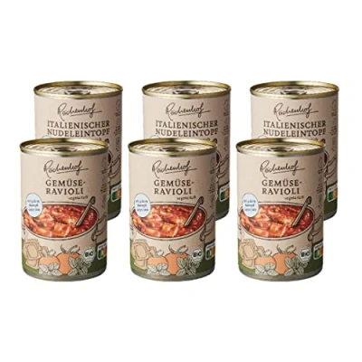Abbildung von Reichenhof I Bio Fertiggerichte 6er Box Italien 3x Ravioli (3x 400g) und Italienischer Nudeltopf
