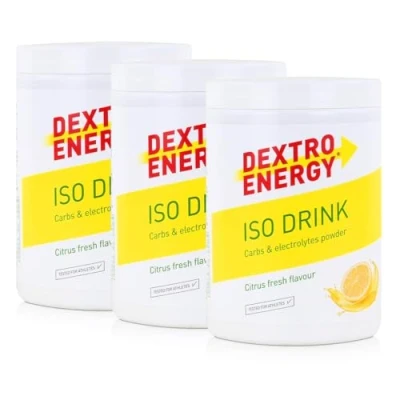 Abbildung von Isotonisches Getränkepulver von Dextro Energy Iso Citrus Fresh 440g (3er Pack)