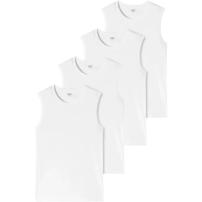 Abbildung von uncover by Schiesser 4 PACK Unterhemd/shirt, Herren, Größe: 3XL, Weiss