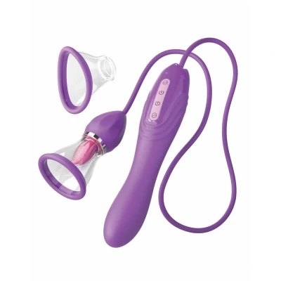 Abbildung von Zungenvibrator „Her Ultimate Pleasure Max“ mit Saugschale