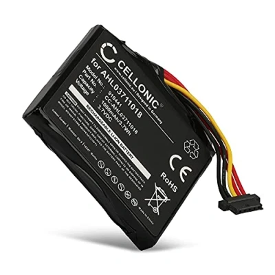 Abbildung von CELLONIC® GPS Ersatz Akku AHL03711018 VF1C 4CQ02 Ersatzakku für Tomtom GO 1000 1005 2405M 2405T Live 2050 14644 Navigationsgerät 1000mAh Navi Batterie