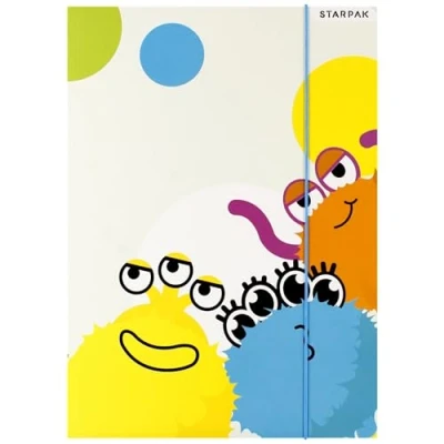 Abbildung von MONSTER STARPAK LAMINIERTE Sammelmappe mit Gummizug A4 (Monster)