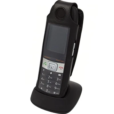 Abbildung von Gigaset Ledertasche mit abnehmbarem Drehgürtelclip für das R650H / R630H E630H