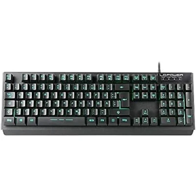 Abbildung von LC Power KEY 4B LED Tastatur USB QWERTZ Deutsch Schwarz Tastaturen (Verkabelt, USB, Mechanischer Switch, QWERTZ, LED, schwarz)
