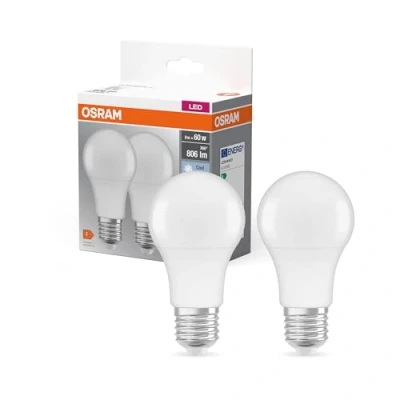Abbildung von OSRAM LED Lampe E27 8W 4.000K, 2er Set