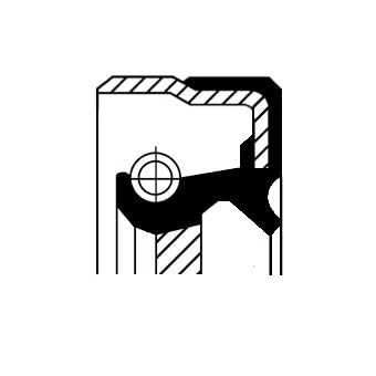 Abbildung von CORTECO 01036174B Wellendichtring, Automatikgetriebe