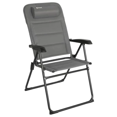 Abbildung von HOMECALL Campingstuhl Gartenstuhl Anglerstuhl Faltsessel Klappstuhl für Wohnwagen Outdoors (Textilene gepolstert mit Quick Dry Schaum), 5 fach Verstellbarer Rückenlehne, Hochlehner, bis 150 kg