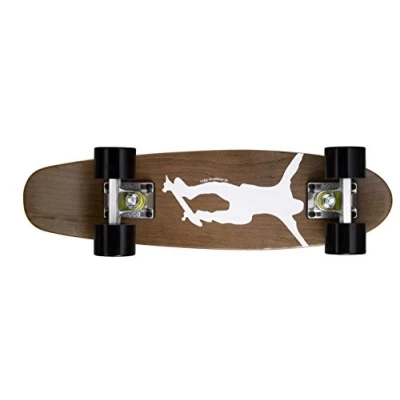 Abbildung von Ridge Unisex Youth Cruiser Maple Holz Mini Number One Skateboard, Schwarz, 56 cm