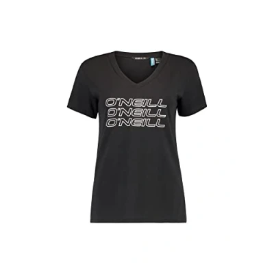 Abbildung von O&#039;Neill Damen Triple Stack v Neck T Shirt, Black Out, L