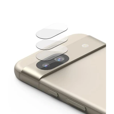 Abbildung von Ringke Camera Glass Kompatibel mit Google Pixel 8A Kamera Glas Schutzfolie [3 Stück] Anti Kratzer Gehärtetes Kameralinsen Schutz für (2024)