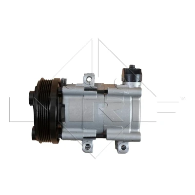 Abbildung von NRF EASY FIT 32212 Kompressor FS10 154 12 PAG 46 mit Kompressoröl, Dichtring FORD: Maverick SUV, MONDEO 3 Kombi,