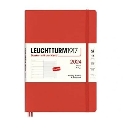 Abbildung von LEUCHTTURM1917 367768 Wochenkalender &amp; Notizbuch Softcover Medium (A5) 2024, 12 Monate, Fox, Englisch