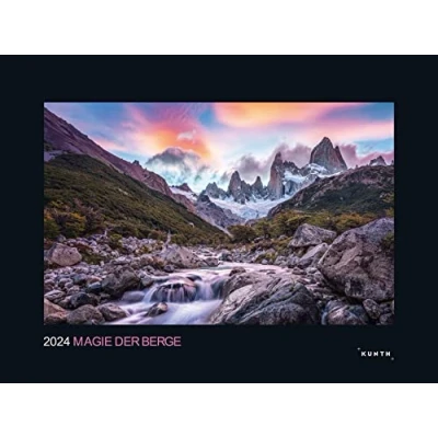 Abbildung von Magie der Berge KUNTH Wandkalender 2024: Hochwertiger, bildstarker Kalender mit Spiralbindung im Großformat (KUNTH Black Edition 60 x 45 cm)