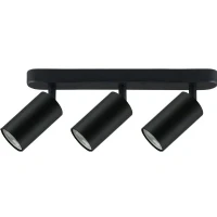 Abbildung von Maclean Deckenstrahler, ohne Leuchtmittel, GU10 Fassung für LED u. Halogen [max. 35W], Drehbar [330Grad], Neigbar [90Grad], Aluminium