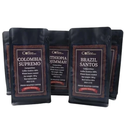 Abbildung von Coffeenes Arabica Kaffee Ganze Bohnen 8 x 100 g Arten Kaffe Coffee Kaffeegeschenk