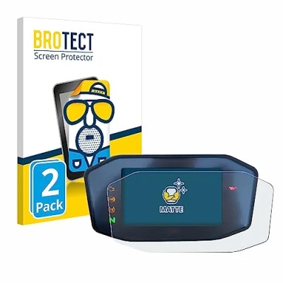 Abbildung von BROTECT Entspiegelungs Schutzfolie für KTM 890 Duke R 2020 TFT Screen (2 Stück) Matte Displayschutz Folie, Anti Reflex, Fingerprint