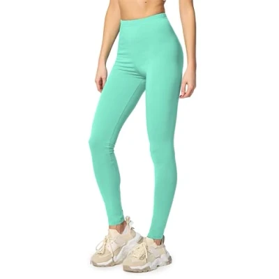 Abbildung von Merry Style Leggings Damen Hosen aus Baumwolle MS10 198 (1 tlg) elastischer Bund, eng