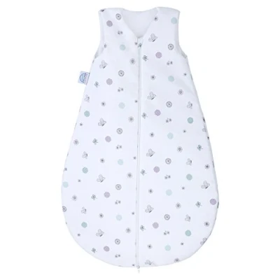 Abbildung von Julius Zöllner Baby Sommerschlafsack aus 100% Baumwolle, Größe 110, Standard 100 by OEKO TEX, made in Germany, Happy Animals mint
