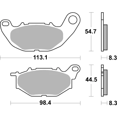 Abbildung von BREMBO Sinter, Road 07YA52SA Bremsbelagsatz vorne