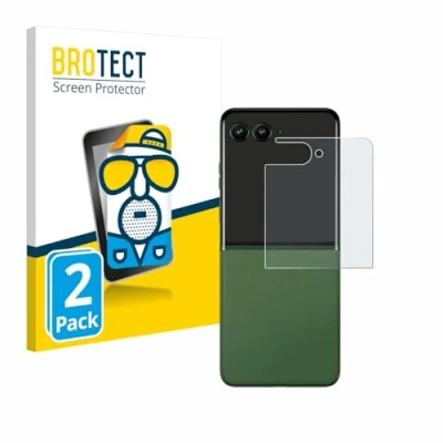 Abbildung von BROTECT Entspiegelungs Schutzfolie für Motorola Razr 50 Ultra (Hinteres Display) (2 Stück) Matte Displayschutz Folie, Anti Reflex, Fingerprint