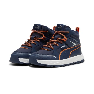 Abbildung von Puma Evolve Lauflernschuh für Kinder, Größe: 31, Club navy/maple syrup Schuhe