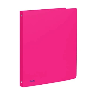 Abbildung von Favorit Ordner aus Polypropylen Neon, 22 x 30 cm, 4 runde Ringe, 15 mm, Fuchsia Fluo