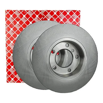 Abbildung von FEBI BILSTEIN Bremsscheibe Hinterachse 45mm 10 loch 215mm innenbelüftet beschichtet 106339 4079001800,4079001801,4079001851 Bremsscheiben