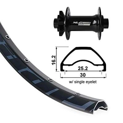 Abbildung von XLC Vorderrad 29 Zoll FW A02 6Loch schwarz Steckachse 15mm 110mm