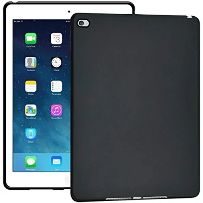 Abbildung von Verco Hülle für iPad Mini 4, Schutzhülle Tablet Tasche Silikon Cover [Modell: A1538 / A1550], Schwarz