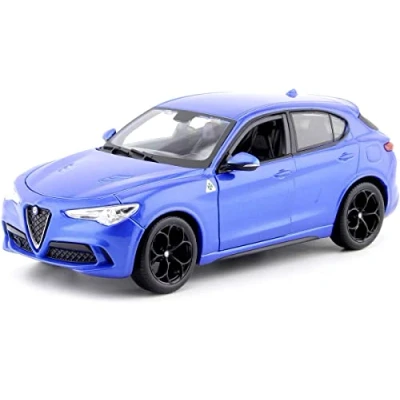 Abbildung von Bburago B18 21086 1:24 ALFA Romeo Stelvio, blau