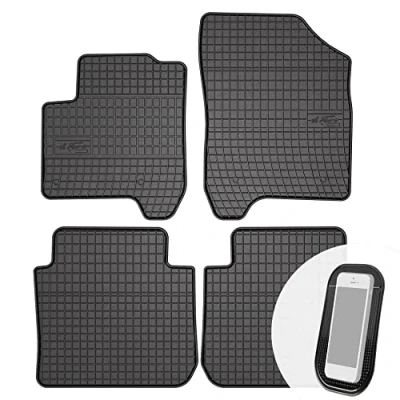 Abbildung von Gummimatten Auto Fußmatten Gummi Automatten Passgenau 4 teilig Set passend für Citroen C3 Picasso 2009 2017