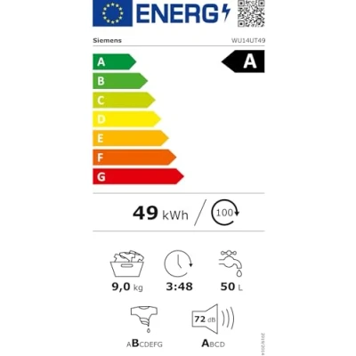 Abbildung von SIEMENS Einbauwaschmaschine &quot;WU14UT49&quot;, iQ500, WU14UT49, 9 kg, 1400 U/min