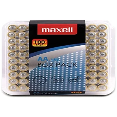 Abbildung von Maxell 790409, Einwegbatterie, AA, Alkali, 1,5 V, 100 Stück(e), Gold