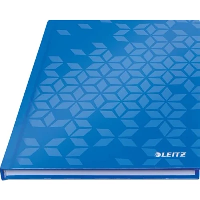 Abbildung von Leitz 46271036 Notizbuch WOW, A5, liniert, blau metallic
