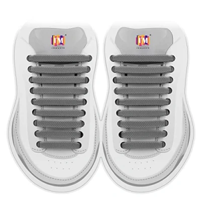 Abbildung von INMAKER Silikon schnürsenkel Ohne Binden, Elastische für Kinder und Erwachsene, Gummi Sportschuhe Laufschuhe